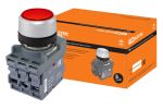 Кнопка MP1-21R(LED) в сборе d22мм/24В 1з+1р красная TDM | код SQ0747-0017 | TDM