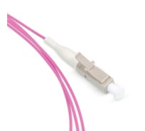 Патч-корд оптический LANMASTER, симплексный, LC/PC-LC/PC, OM4, LSZH, 15 м | код LAN-LC-LC/OM4-15 | LANMASTER