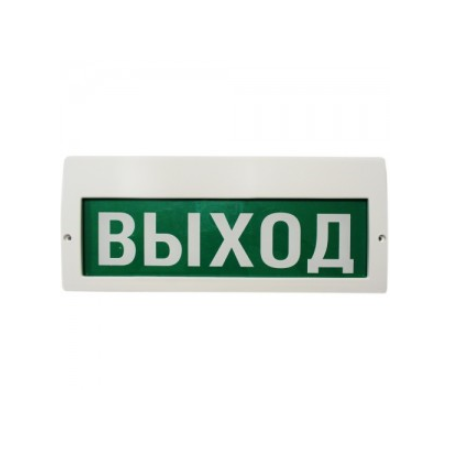 Молния-12-З ВЫХОД зеленый фон. Оповещатель светозвуковой, 12В (Молния 12 -3Выход) | код. ц130436 | Вистл