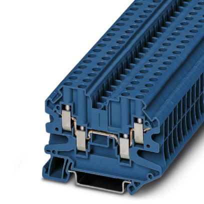 Четырехвыводные универсальные клеммы UT 4-QUATTRO HV BU | код 3048836 | PHOENIX CONTACT