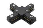 Коннектор Х-образный для шинопровода TLC-01-BL-X, черный, TDM | код SQ0369-0326 | TDM