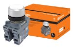 Кнопка MP1-20W в сборе d22мм 1з+1р белая TDM | код SQ0747-0005 | TDM