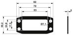 Плоское уплотнение HC-D15-SG-RBK | код 1414669 | PHOENIX CONTACT