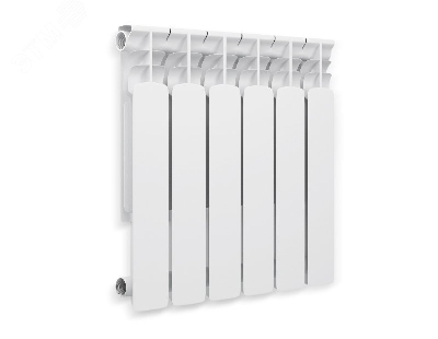 Радиатор биметаллический секционный 500/100/14 боковое подключение | код Р0000038165 | Oasis