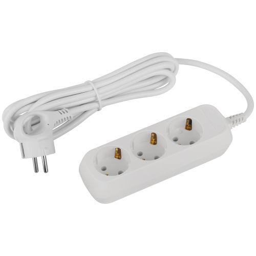 Удлинитель электрический UDL-16-330-E Greenline 3 розетки с заземлением 3м ПВС 3х1кв.мм Эра Б0064970 Удлинитель электрический UDL-16-330-E Greenline 3 розетки с заземлением 3м ПВС 3х1кв.мм Эра Б0064970