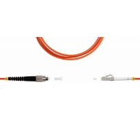 Патч-корд оптический LANMASTER, LSZH, симплексный, LC/PC-FC/PC, MM 50/125, 7.0 м | код LAN-LC-FC/OM2-7.0 | LANMASTER