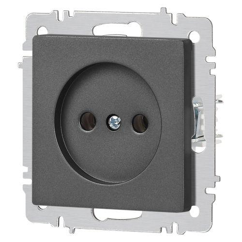 Розетка Intro Accent 6-201-07 , 2P, 16А-250В, IP20, СУ, графит | код Б0063669 | ЭРА фото 5 Розетка Intro Accent 6-201-07 , 2P, 16А-250В, IP20, СУ, графит | код Б0063669 | ЭРА фото 5