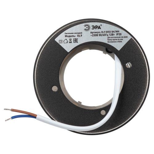 Светодиодная подсветка накладная под GX53 OL9 GX53 BK/WH алюминий цвет черный+белый | код Б0048542 | ЭРА фото 8 Светодиодная подсветка накладная под GX53 OL9 GX53 BK/WH алюминий цвет черный+белый | код Б0048542 | ЭРА фото 8