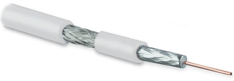 Кабель коаксиальный SAT703N 75 Ом жила - 17 AWG (1.13 mm медь solid) экран - фольга+оплетка (луженная медь 45%) общий диаметр 6.6мм изоляция PVC белый (бухта 500 м), Hyperline COAX-SAT703N-WH-500 | код 49103 | Hyperline Кабель коаксиальный SAT703N 75 Ом жила - 17 AWG (1.13 mm медь solid) экран - фольга+оплетка (луженная медь 45%) общий диаметр 6.6мм изоляция PVC белый (бухта 500 м), Hyperline COAX-SAT703N-WH-500 | код 49103 | Hyperline