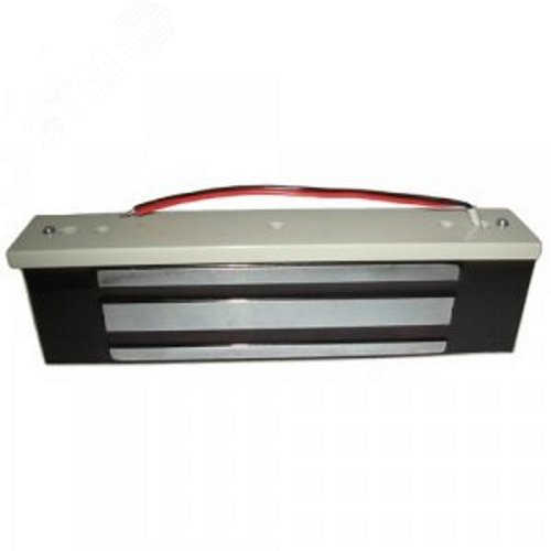 Замок электромагнитный с датчиком холла, уголок в комплекте, цвет коричневый | код ML-295KB-2 с уголком | AccordTec