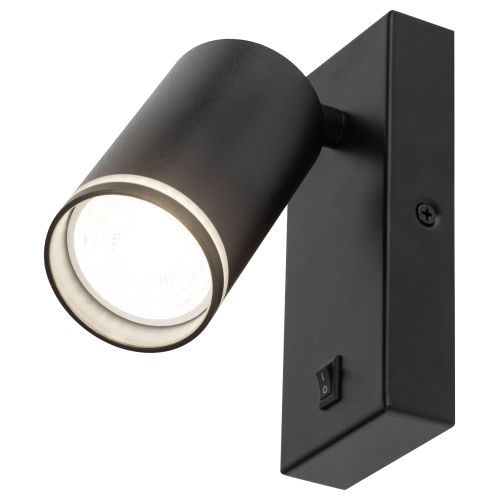 Светильник настенный WL19 BK GU10 MR16 IP20 черный | код Б0056360 | ЭРА фото 3 Светильник настенный WL19 BK GU10 MR16 IP20 черный | код Б0056360 | ЭРА фото 3