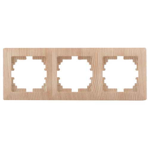 Рамка на 4 поста, СУ, Solo, сосна, 4-504-11 | код Б0043430 | ЭРА