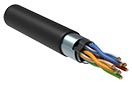 Витая пара F/UTP кат.5E 24AWG 4 пары LDPE 1м черный (305м) РФ GENERICA | код BC3-C5E04-339-305-R-G | IEK