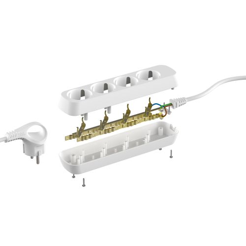 Удлинитель электрический 4 розетки с заземлением 5м ПВС 3x0.75мм2 UDL-10-450-E Greenline ЭРА | код Б0065060 | ЭРА фото 5 Удлинитель электрический 4 розетки с заземлением 5м ПВС 3x0.75мм2 UDL-10-450-E Greenline ЭРА | код Б0065060 | ЭРА фото 5