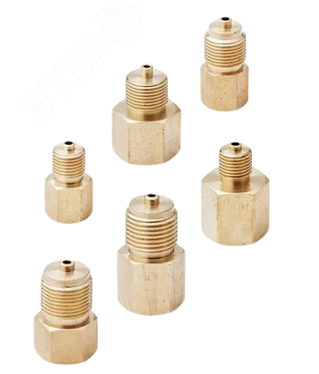 Переходник внутр. М20x1,5 - наруж. М12x1,5, латунь | код 24742 | РОСМА