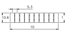 305801/171...180V Маркировка клемм TU/TP/TC сеч. 2,5мм2, шир. 5.2мм, нумерация 171...180 вертик., шт | код 305801/171...180V | SUPU