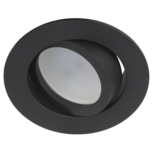 Встраиваемый светильник алюминиевый KL86 BK MR16/GU5.3 черный | код Б0054351 | ЭРА фото 3 Встраиваемый светильник алюминиевый KL86 BK MR16/GU5.3 черный | код Б0054351 | ЭРА фото 3