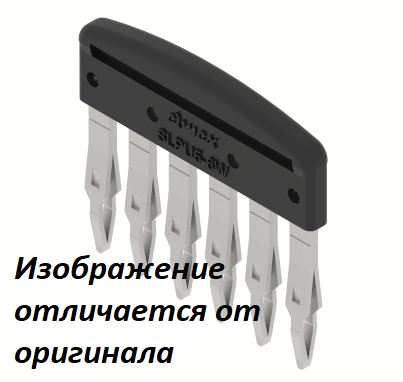 Перемычка для клемм, втычная, 6 полюсов, для Клеммасерий PQ, SQ и TQ SLPU3.5-6W | код 3828010600 | Elmex
