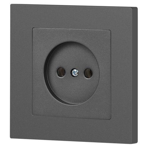 Розетка Intro Accent 6-201-07 , 2P, 16А-250В, IP20, СУ, графит | код Б0063669 | ЭРА фото 6 Розетка Intro Accent 6-201-07 , 2P, 16А-250В, IP20, СУ, графит | код Б0063669 | ЭРА фото 6