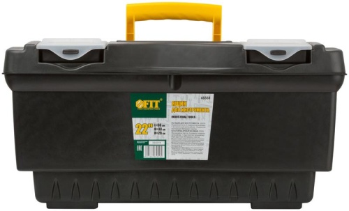 Ящик для инструмента пластик. 22дюйм ( 560х330х290мм ) FIT 65558 фото 3 Ящик для инструмента пластик. 22дюйм ( 560х330х290мм ) FIT 65558 фото 3