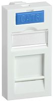 ITK Вставка 45х22,5мм для 1 модуля Keystone Jack с маркером | код CS6-11M | IEK