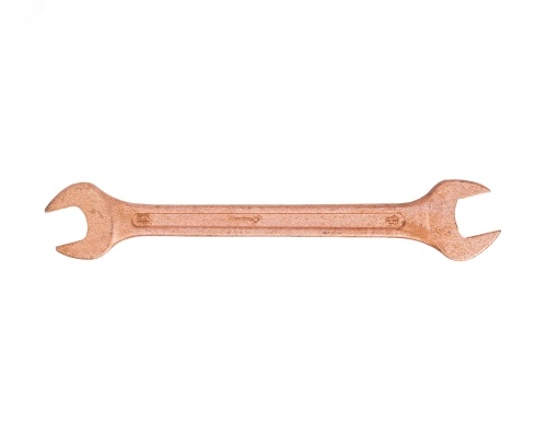 Ключ гаечный (рожковый) двусторонний 13х15 омедненный | код 99736 | КЗСМИ