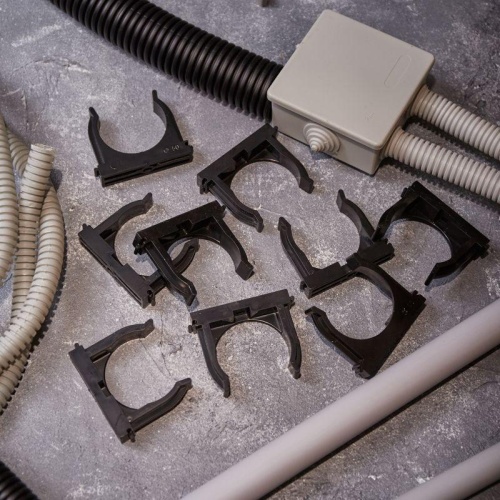 Крепеж-клипса для монтажного пистолета 50 мм, черная (25 шт/уп), REXANT | код 28-0450-2 | REXANT Крепеж-клипса для монтажного пистолета 50 мм, черная (25 шт/уп), REXANT | код 28-0450-2 | REXANT