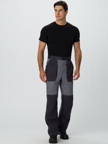 Брюки Лидер (ткань Балтекс,210), темно-серый светло-серый, 44-46 170-176 | код 87468844 | Факел