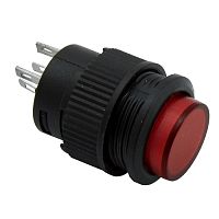 Кнопочный переключатель RUICHI R16-503AD-R с замком | код 83048 | Ruichi