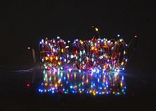 Светильник светодиодный SLR-G03-100M садовый; нить мульти 100 LED | код 5033467 | ФАZА