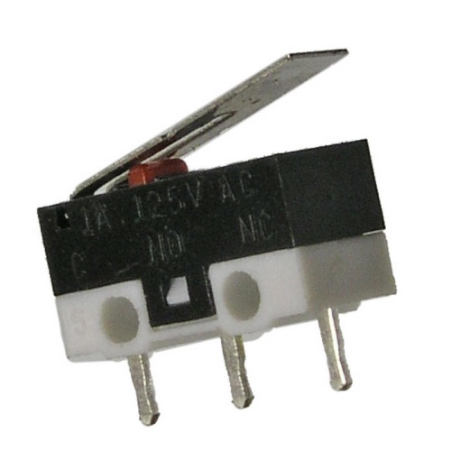 Микропереключатель с рычагом RUICHI DM1-01P-30, ON-(ON) SPDT, 1 A, 125 В | код 64468 | Ruichi