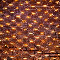 Гирлянда Сеть 2x3м, белый КАУЧУК, 432 LED ТЕПЛЫЙ БЕЛЫЙ | код 217-146 | NEON-NIGHT