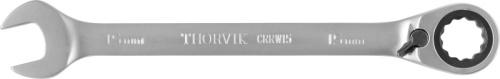 CRRW15 Ключ гаечный комбинированный трещоточный с реверсом, 15 мм | код CRRW15 | Thorvik