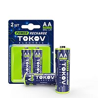 Аккумулятор AA/HR6 2500мА.ч (блист.2шт) | код TKE-NMA-HR6/B2 | TOKOV ELECTRIC