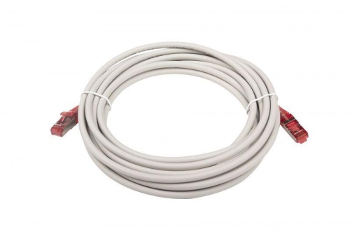 Патч-корд кат.5E F/UTP экранир. LSZH PC-LPM-STP-RJ45-RJ45-C5e-5M-LSZH-GY 5м сер. | код 42339 | Hyperline