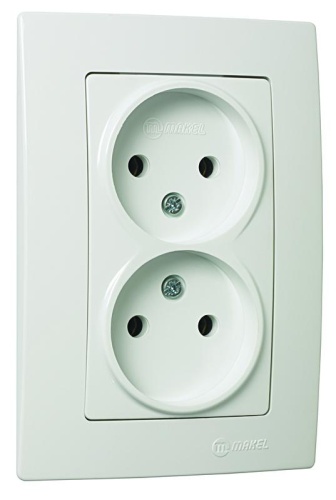 РОЗЕТКА 2-Я Б/З LILLIUM NATURAL KARE | код 32001017 | Makel РОЗЕТКА 2-Я Б/З LILLIUM NATURAL KARE | код 32001017 | Makel