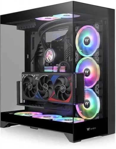 Корпус Thermaltake CTE E550 TG черный без БП ATX 8x120mm 6x140mm 2xUSB3.0 audio bott PSU | код 2029226 | THERMALTAKE