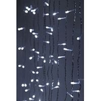 Гирлянда ENIGW - 320W дождь/занавес 3х2м 320 LED холодн. бел. 8 реж. 220В IP20 | код Б0051874 | Эра