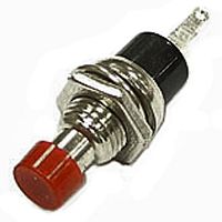 Кнопочный переключатель RUICHI PBS-10B-2, OFF-ON, красный | код 56987 | Ruichi