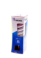 Лампа энергосберегающая (КЛЛ) ECONOM SPC (спираль) 9Вт 220-230В E14 4000K Космос | код LKsmSPC9wE1442eco | Космос