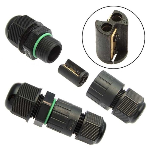 Разъём герметичный SZC-2-M16 (d=4-7 мм) IP67 250V/10A, 2-х полюсный | код 106733 | SZC