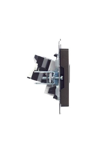 BRITE Розетка двойная RJ11+RJ45 кат.5E РК/Т12-БрТБ темная бронза | код BR-KT20-O-1-K45 | IEK фото 7