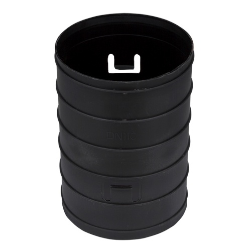 Муфта быстросъемная для двустенных труб d110 мм черная-Plast | код CQR110 | EKF Муфта быстросъемная для двустенных труб d110 мм черная-Plast | код CQR110 | EKF