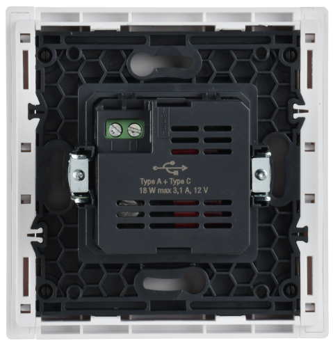 FORTE&PIANO Роз. USB A+C 18Вт FP251 бел. IEK | код FP-U22-018-K01 | IEK фото 2