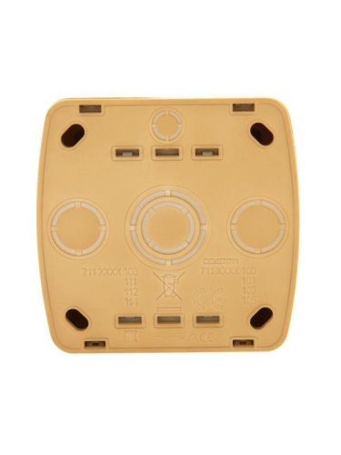 Выключатель 2-кл. ОП Demet 10А IP20 ясень LEZARD 711-4700-101 фото 2