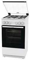 Плита Комбинированная Gorenje GK5A21WH белый/черный (стеклянная крышка) реш.сталь | код 1829600 | GORENJE