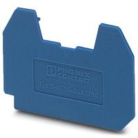Концевая крышка D-MT 1,5-QUATTRO BU | код 3025309 | PHOENIX CONTACT