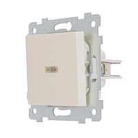 Выключатель 1-кл. СП Аксиома С110-448 10А IP20 с индикацией механизм сл. кость Кунцево 122008