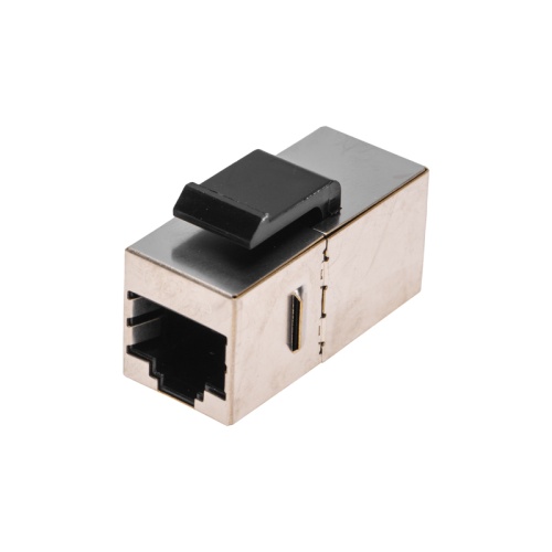 Адаптер проходной формата Keystone, Jack RJ-45(8P8C), FTP, CAT 5e REXANT PRO | код 02-0102 | REXANT