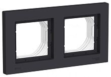 ATLASDESIGN AQUA 2-постовая РАМКА IP44, КАРБОН | код ATN441002 | Schneider Electric